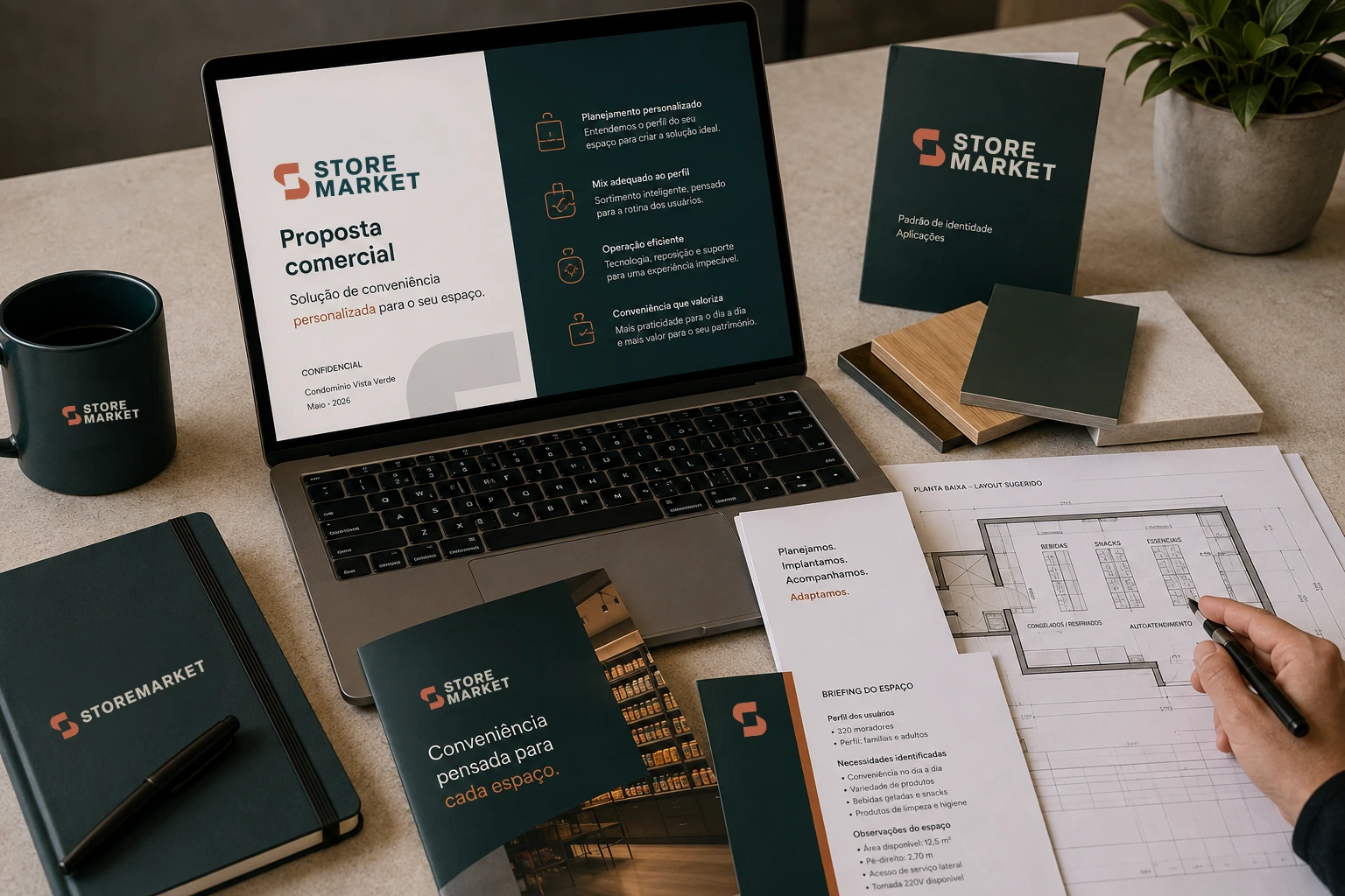 Identidade corporativa StoreMarket