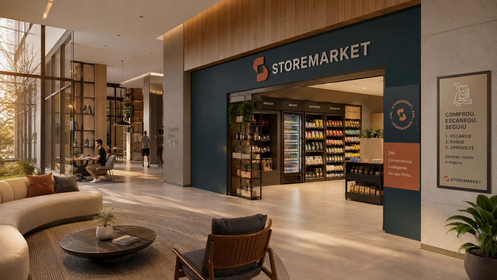 StoreMarket integrada à arquitetura