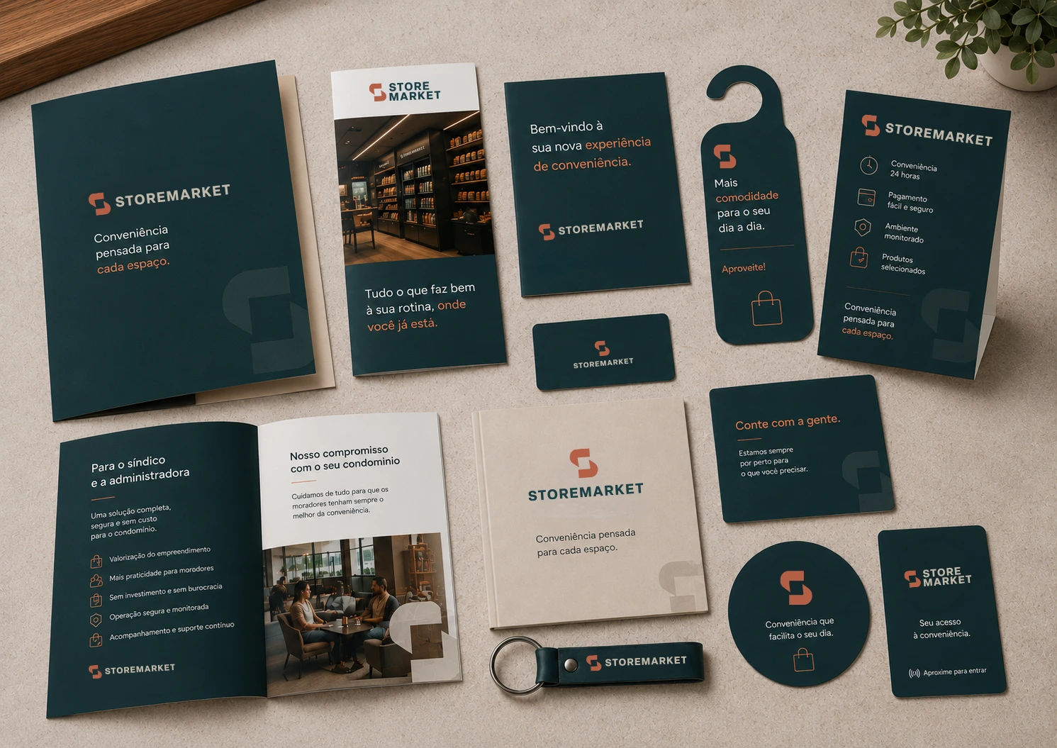 Materiais institucionais StoreMarket