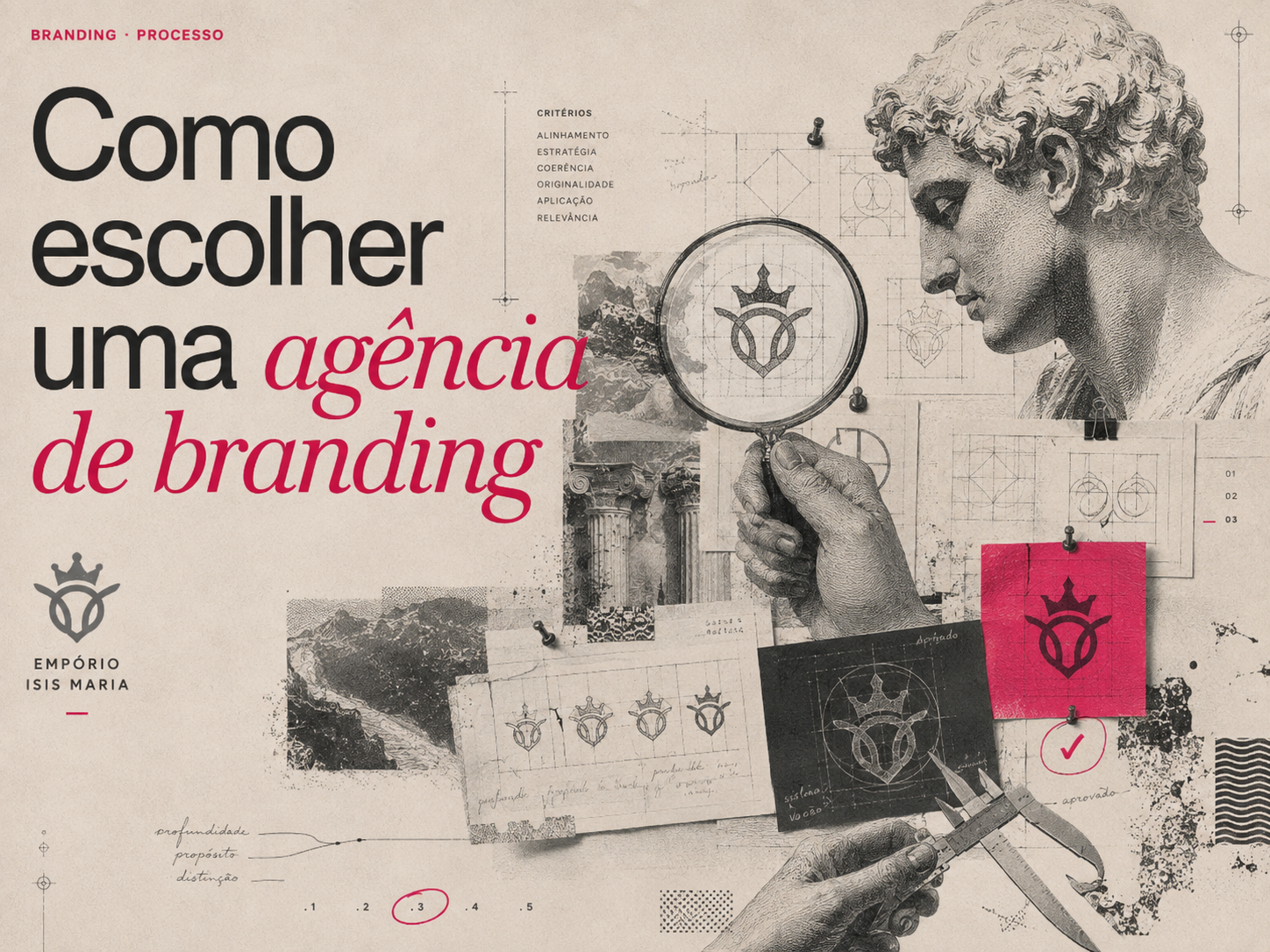 Capa editorial do artigo Como escolher uma agência de branding