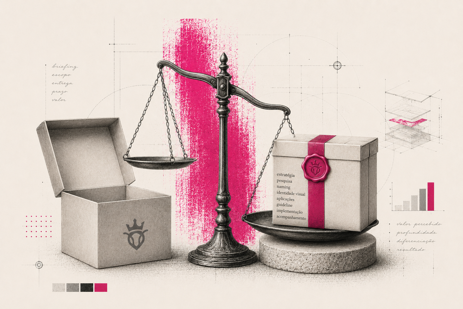 Capa editorial do artigo Quanto custa um projeto de branding