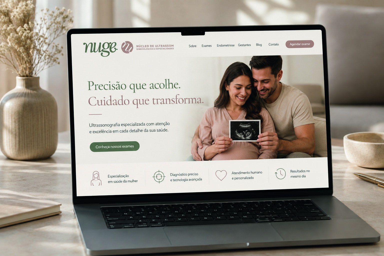 Aplicação digital da marca NUGE