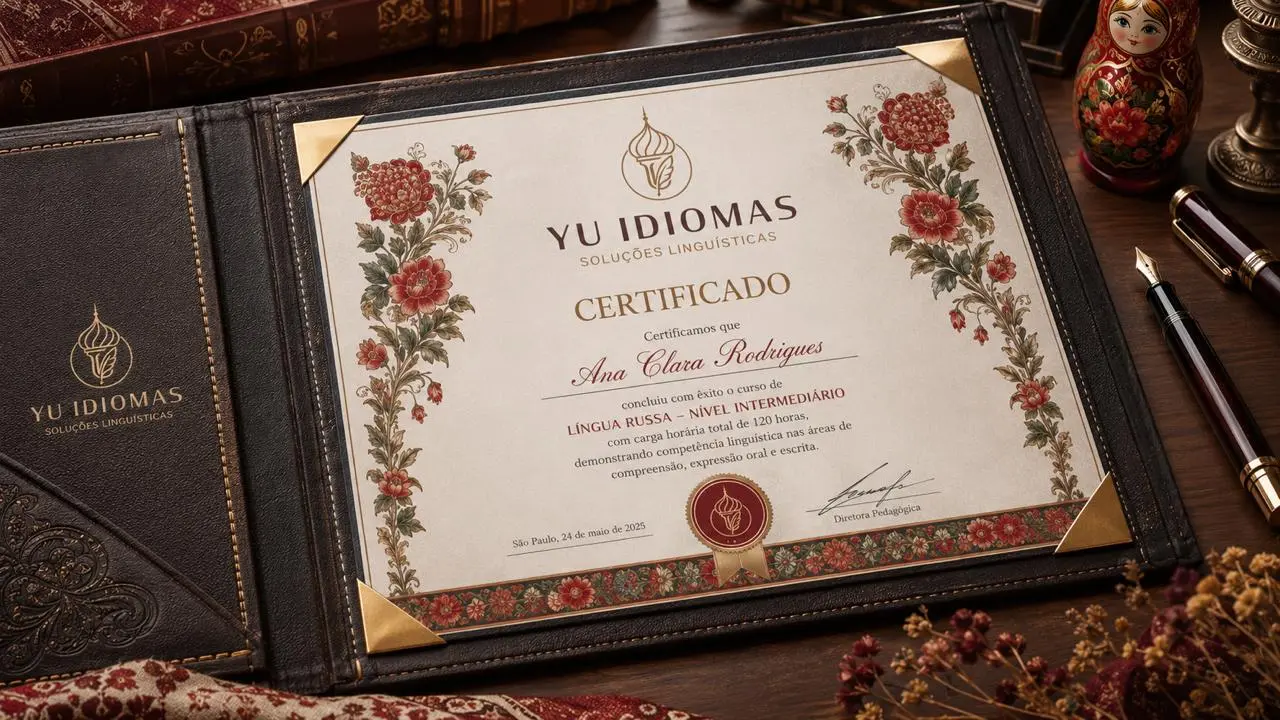 Experiência de marca YU Idiomas